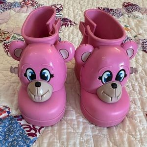 Jeremy Scott pink monkey balloon boots💞